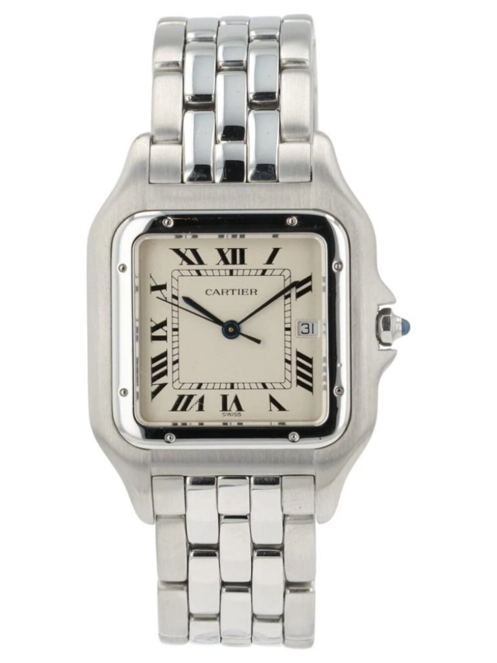 Cartier Panthere de Cartier Silver Dial Stainless Steel 29x40mm Quartz W25032P5